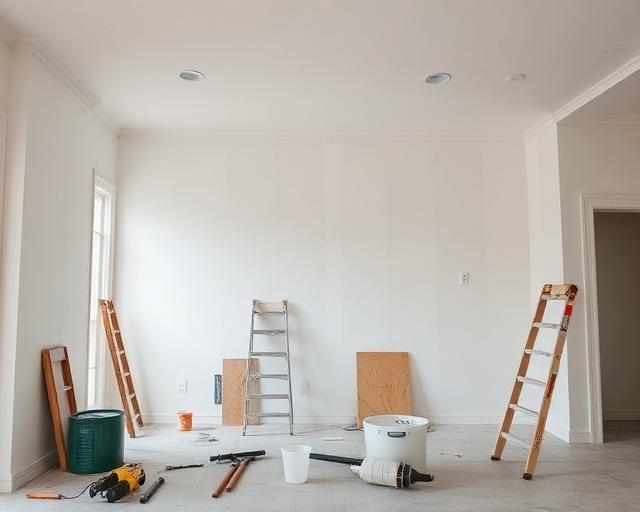 Home remodeling drywall renovation work